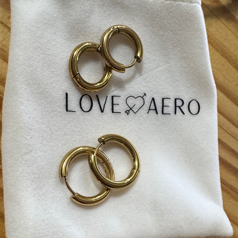 Gold Hoop Earrings